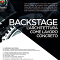 Backstage, l'architettura come lavoro concreto