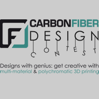 Carbon fiber design contest 2016. Progetta a colori con la più grande stampante 3D policromatica e multi-materiale