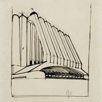 Antonio Sant'Elia - All'origine del progetto: a Como prosegue la mostra dedicata all'architetto e ai suoi disegni