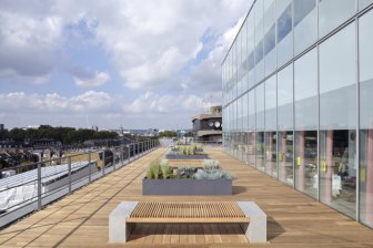 Londra, 200 Gray's Inn Road: la terrazza panoramica di IMA Architects