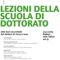 Lezioni della Scuola di Dottorato