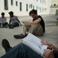 Sketch in Basel. Workshop itinerante di disegno dal vero con Stefan Davidovici