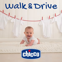 Chicco Walk&Drive. Un sistema trasformabile per soddisfare le esigenze di genitori e piccoli