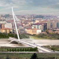 Cosenza, inaugurato il ponte-arpa firmato Santiago Calatrava