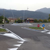 Completamento estetico della rotatoria in contrada Calda