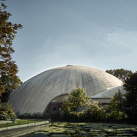 Democratic Umbrella: il futuro della Multihalle di Mannheim di Frei Otto