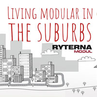 Ryterna Modul Architectural Challenge 2019 - Suburban House: una casa modulare e trasportabile nella periferia di Vilnius