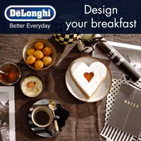 De'Longhi Design Your Breakfast. Nuovi strumenti per cominciare al meglio la giornata