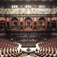 L'Aula di Montecitorio compie 100 anni. Il progetto di Ernesto Basile in mostra al Parlamento
