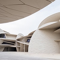 Jean Nouvel firma il National Museum of Qatar, una rosa del deserto nel deserto