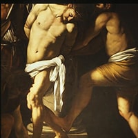 Il mondo di Caravaggio a Napoli nell'allestimento tra ombra e penombra di COR Arquitectos e Flavia Chiavaroli