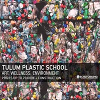 Tulum Plastic School. Una scuola di plastica sulla costa per promuovere il riciclo in Messico
