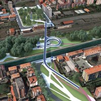 Attra/verso San Cristoforo: lo studio AOUMM si aggiudica il concorso per la passerella e l'hub intermodale a Milano