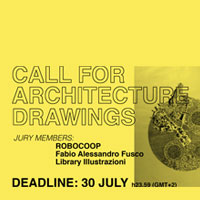 Call for Architecture Drawings 2019. Un'immagine per rappresentare il rapporto tra antico e contemporaneo