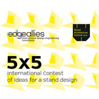 5x5. Idee innovative per lo stand di edgeALLIES al World Architecture Festival di Amsterdam