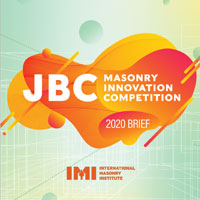 JBC Masonry Innovation Competition 2020. Innovare i sistemi costruttivi in muratura