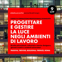 Progettare e gestire la luce negli ambienti di lavoro. Nuovo corso pratico a Roma, Bologna, Firenze, Padova e Treviso