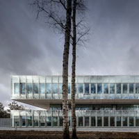 La Chambre de Métiers et de l'Artisanat Hauts-De-France a Lille, il monolite quadrangolare di KAAN Architecten e PDAA
