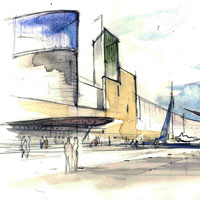 I disegni e le architetture di Andrea Ponsi. Breve storia di una lunga linea