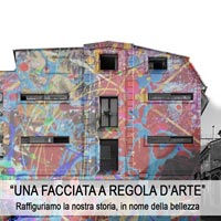 Una facciata a regola d'arte. Un'opera artistica per l'associazione il Pilastro di Santa Maria Capua Vetere