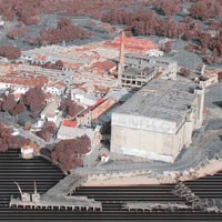 Microscapes. Un'installazione effimera per far rinascere un ex complesso industriale in Uruguay