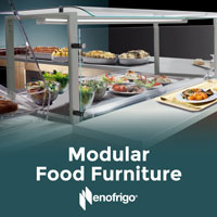 Modular Food Furniture. Enofrigo cerca idee inedite di arredi modulari per la ristorazione