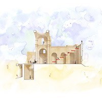 Reuse the fallen church: una sala per concerti nelle rovine della chiesa Diruta a Grottole (Matera)