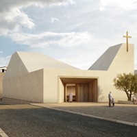 Sobrietà e armonia nella «chiesa-tenda» a Terrasini (Pa) firmata Olivieri Office e AM3 Architetti Associati