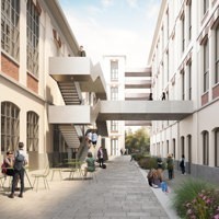 Lo studio Cinque A si aggiudica la Casa dello studente nell'ex cotonificio a Verrès (Ao)