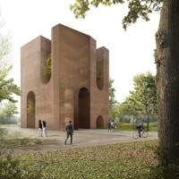 C+S Architects e MMA / Bart Macken Eef Boeckx vincono il concorso per gli uffici low-tech a Kortrijk, in Belgio