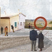 Riqualificazione del centro storico di Ponzano Romano. Vince WAR con una proposta che incoraggia gli spostamenti a piedi