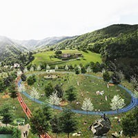 Un segno fluido di connessione per il parco sportivo di Bagno di Romagna firmato ArchLivIng e Studio Majone Ingegneri Associati