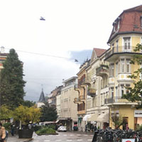 Sistemazione di Corso Libertà superiore a Merano