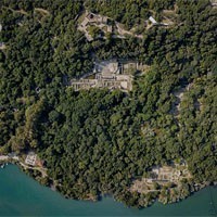 Un centro visitatori per il Parco nazionale di Butrinto, cornice naturale del famoso sito archeologico dell'Albania