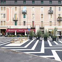FRAME, inaugurata a Milano la piazza di ECÒL e TerraViva, frutto di un workshop di urbanismo tattico