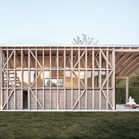 Montecchio Emilia, l'atelier d'artista tutto in legno progettato da NAT Office