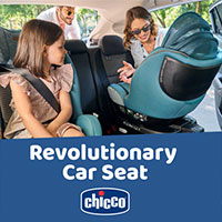 Un seggiolino da auto per il noto brand Chicco