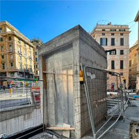 Genova, un nuovo volto per l'ascensore di piazza Portello