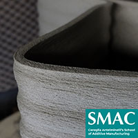 Stampa 3D di grande formato con materiali sostenibili e circolari