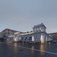 Roma, ecco la nuova veste del Mercato di piazza dell'Unità di ADAT Studio: partiti i lavori