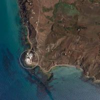 Un centro visitatori nella riserva naturale di Punta Bianca, in Sicilia