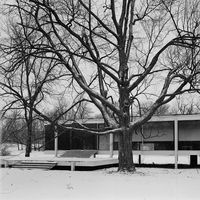 Le tre vite della Edith Farnsworth House di Mies a Chicago