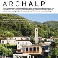 ArchAlp numero 14: costruire e narrare l'architettura di montagna