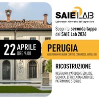 SAIE Lab a Perugia: restauro, sismica ed efficientamento del patrimonio storico