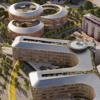 L'Ospedale del Futuro di Brescia sarà un campus di vetro, curve e giardini terapeutici