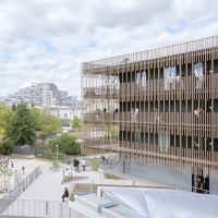 It's termina a Nanterre il campus universitario realizzato &laquo;off-site&raquo;, in connubio con il parco