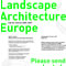 Landscape Architecture Europe 2007